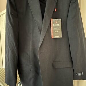 Chaps Men's Dark Gray Suit Blazer
